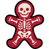 Goth Lebkuchen Skelett Logo