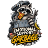Emotionaler Müllsupport Waschbär