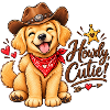 Howdy Cutie Hund im Cowboylook