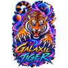 Galaxie Tiger – Neon Weltraum Tiger