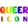 Queer Icon Regenbogen Regenbogenfahne Geschenkidee