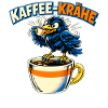 KAFFEE-KRÄHE - Lustiger Spruch