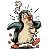 Pinguin Kaffeeliebhaber Koffein Kaffee