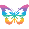 Schmetterling Regenbogen Autismus-Spektrum