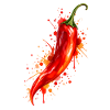 Chili Splash Kunstmotiv