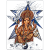 Himmlischer Ganesha in Starburst