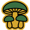 Gelbe Pilze Wald Icon