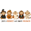 Halloween-Affe