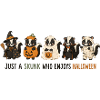 Stinktier-Halloween