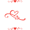 I Love Tennis Herz-Design