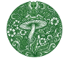 Trippy Festival-Hippie-Pilz-Batik