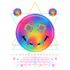 Trippy Batik-Hippie-Rave-Techno