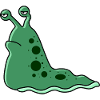 Grumpy gefleckte Schnecke