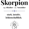 Sternzeichen Skorpion