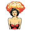 Retro Pop Bombshell Kunst