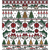 Weihnachts Angler Strickdesign Zander
