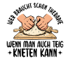 Backen Teig kneten Therapie Pizzabäcker