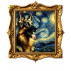Deutscher Schäferhund Starry Night