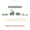 Pompeji Forum Retro Reiseemblem