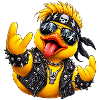 Punk Ente Lederjacke