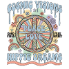 Kosmische Visionen Frieden Liebe Hippieträume