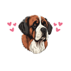 Bernhardiner Schlafshirt