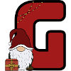 G-Weihnachtsgnom und Geschenk