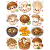 Kawaii Pilze | Speisepilze & Küche