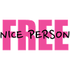 Free Nice Person.