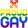Proud Gay (farbenfroh)