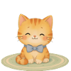 Katze blau