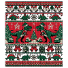 Weihnachts Dinosaurier Strickdesign