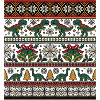 Weihnachts Dinosaurier Dino Strickdesign