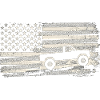 Flaggierter Pickup Offroad-Spirit