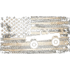 Grunge-Flagge-Monstertruck