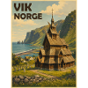 Vik Norwegen Kirche