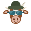O'zapft is Kuh weiß