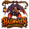 Lustige Halloween-Fledermaus