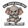 Wütendes Elefantenbaby Spruch