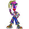 Neon Punk Portrait