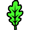 Eichenblatt Blatt Symbol