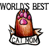 Katzenmama Paw Banner