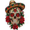 Mexikanischer Schädel