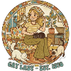 Cat Lady 1978 Retro Kreisdesign