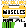 Installing Muscles Please wait Bodybuilding Mann