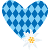Herz mit Edelweiss 