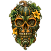 Ölkürbis Skull