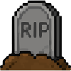 RIP Pixel Grabstein