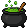 Pixelkessel der Grüntränke