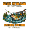 Fisch im Kescher ist Können